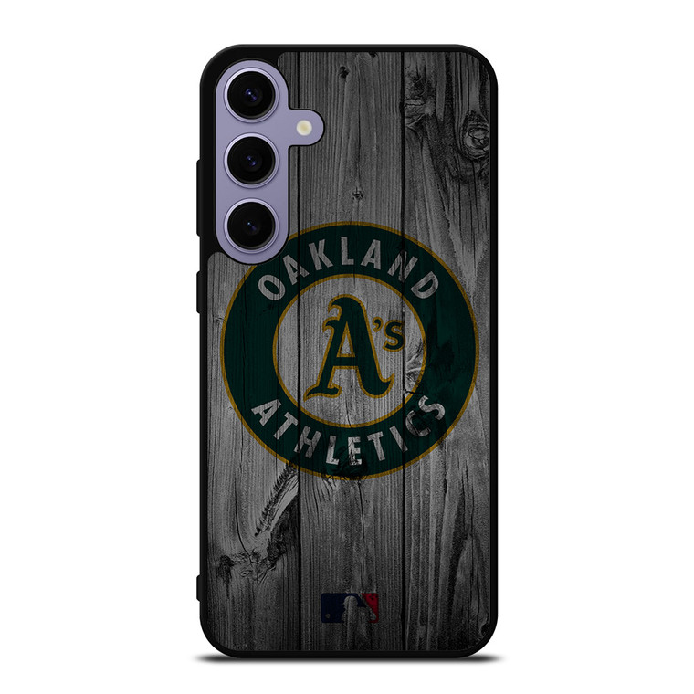 OAKLAND ATHLETICS BASEBALL MLB WOOD LOGO Samsung Galaxy S24 Plus Case Cover
