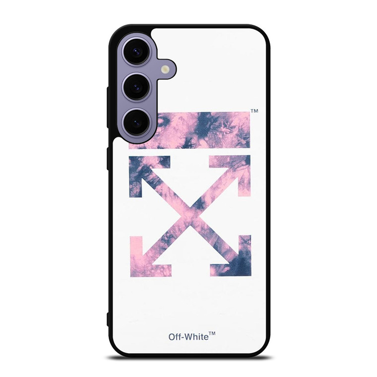 OFF WHITE PURPLE MARBLE Samsung Galaxy S24 Plus Case Cover