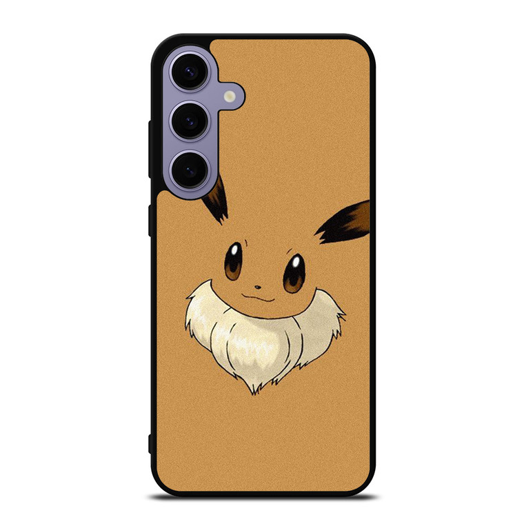 POKEMON CUTE EEVEE FLAT Samsung Galaxy S24 Plus Case Cover
