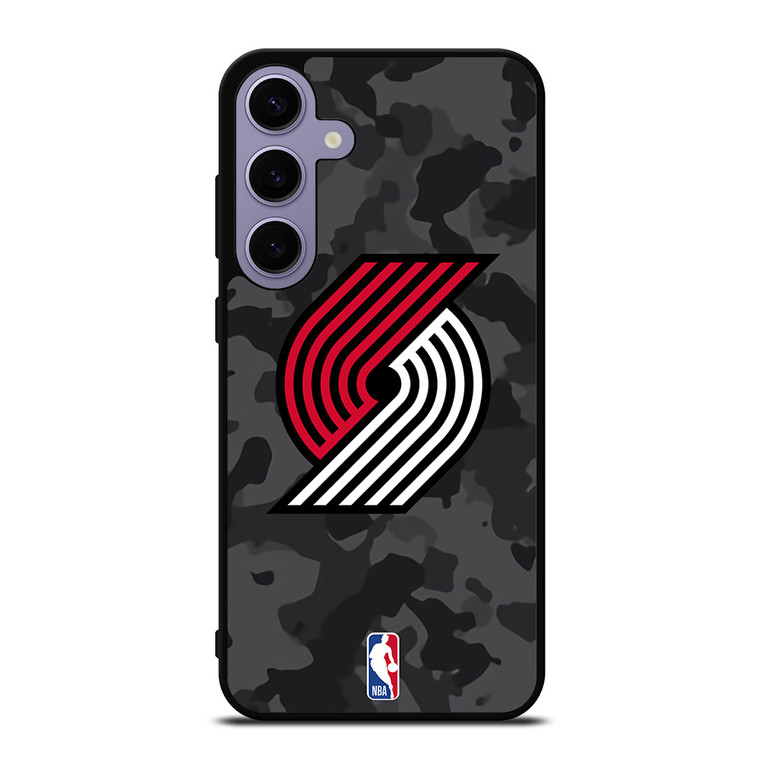 PORTLAND TRAIL BLAZERS BLACK CAMO Samsung Galaxy S24 Plus Case Cover