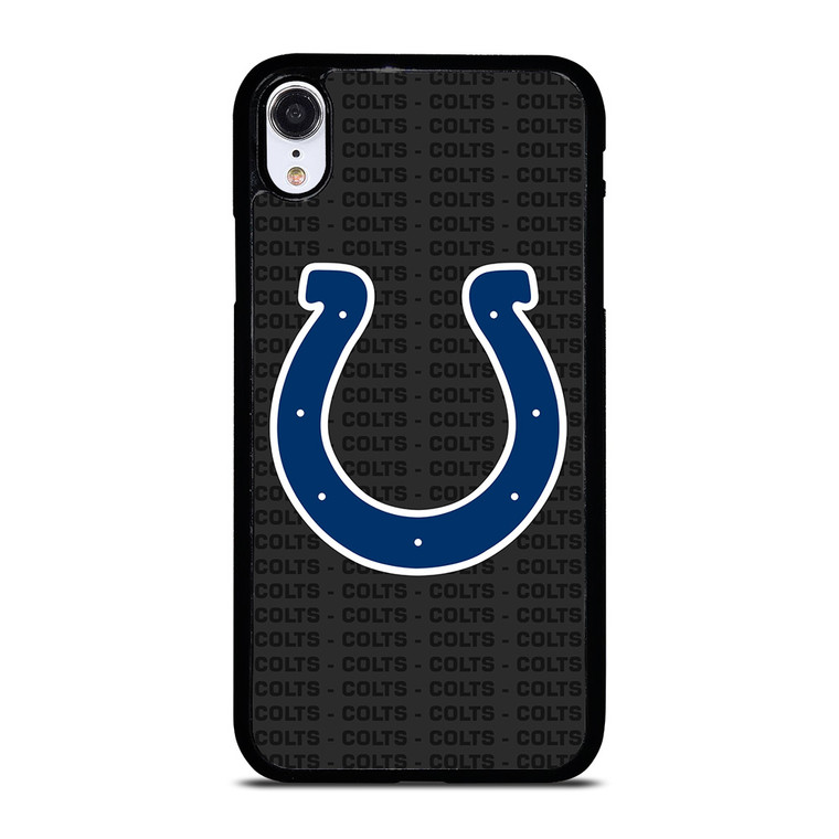 INDIANAPOLIS COLTS FOOTBALL TEXT iPhone XR Case Cover