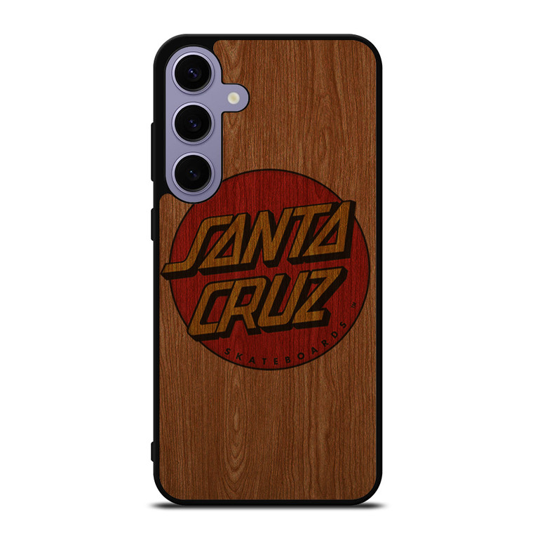 SANTA CRUZ SKATEBOARD WOODEN LOGO Samsung Galaxy S24 Plus Case Cover