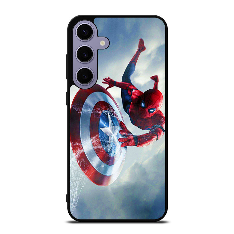 SPIDERMAN X CAPTAIN AMERICA Samsung Galaxy S24 Plus Case Cover