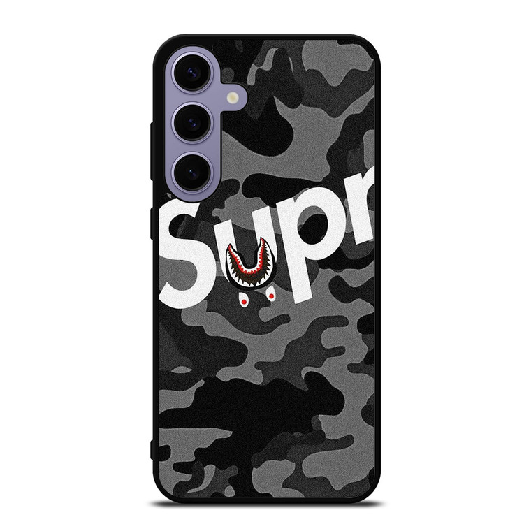 SUPREME BAPE SHARK Samsung Galaxy S24 Plus Case Cover SUPREME BAPE SHARK Samsung Galaxy S24 Plus Case Cover