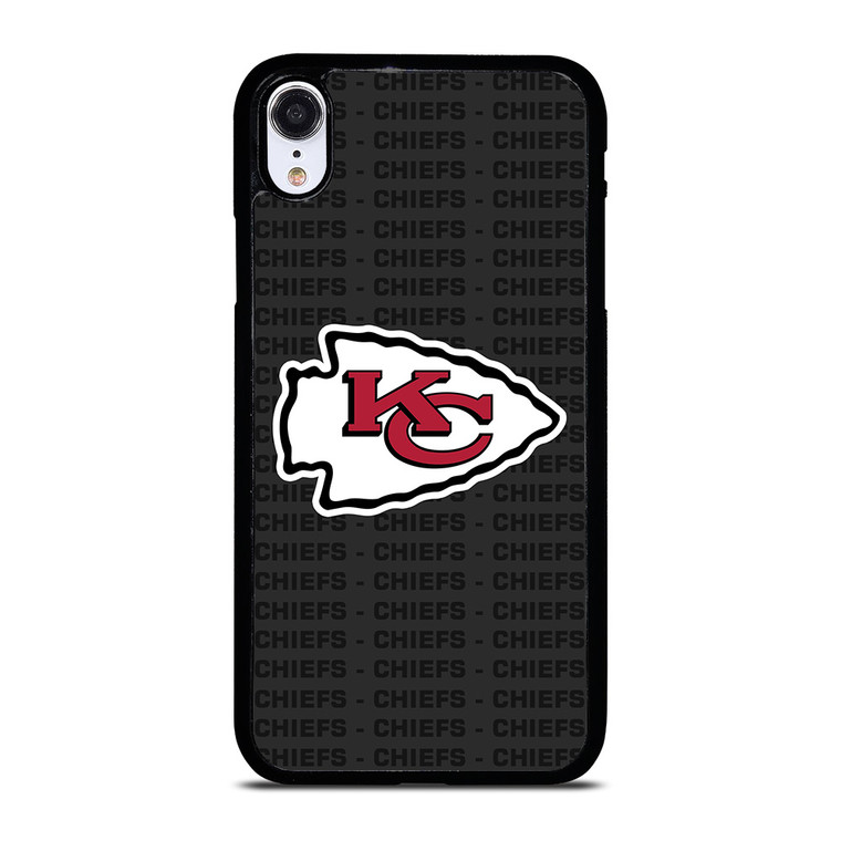 KANSAS CITY CHIEFS FOOTBALL TEXT iPhone XR Case Cover