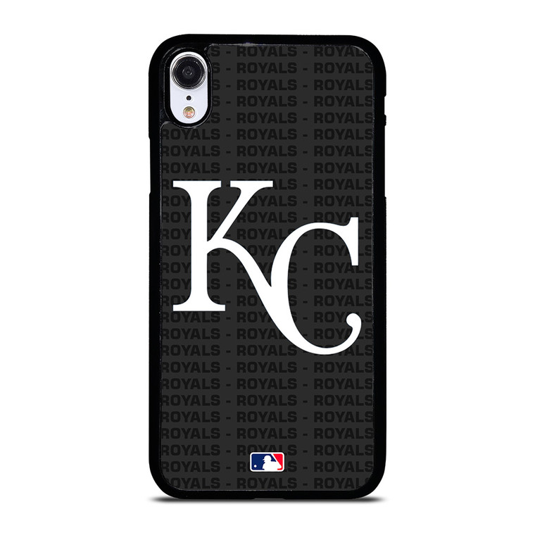 KANSAS CITY ROYALS BASEBALL BLACK iPhone XR Case Cover