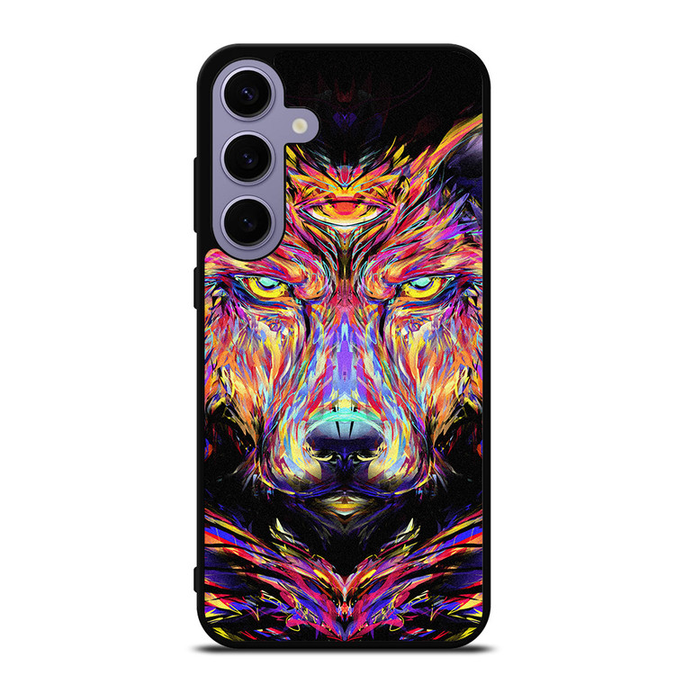 WOLF TRIPPY ART Samsung Galaxy S24 Plus Case Cover