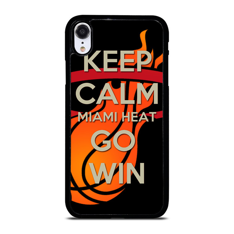 KEEP CALM AND GO MIAMI HEAT 2 iPhone XR Case Cover