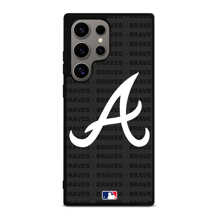 ATLANTA BRAVES BASEBALL BLACK Samsung Galaxy S24 Ultra Case Cover ATLANTA BRAVES BASEBALL BLACK Samsung Galaxy S24 Ultra Case Cover