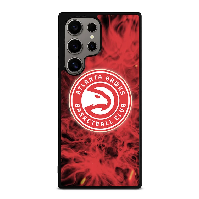 ATLANTA HAWKS BASKETBALL NBA FIRE Samsung Galaxy S24 Ultra Case Cover