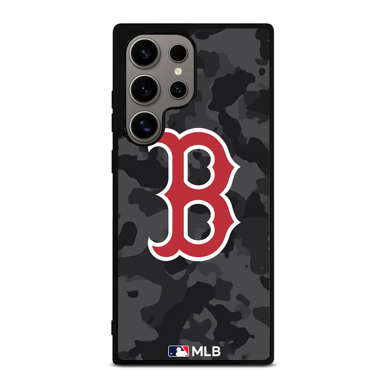 BOSTON RED SOX BASEBALL BLACK CAMO Samsung Galaxy S24 Ultra Case Cover BOSTON RED SOX BASEBALL BLACK CAMO Samsung Galaxy S24 Ultra Case Cover