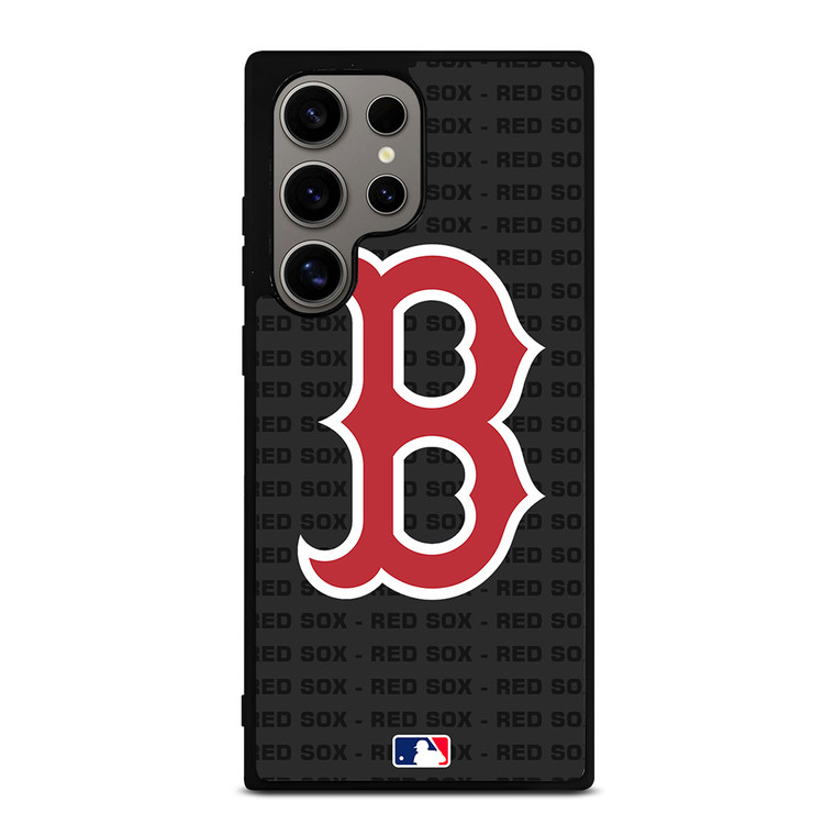 BOSTON RED SOX BASEBALL BLACK Samsung Galaxy S24 Ultra Case Cover BOSTON RED SOX BASEBALL BLACK Samsung Galaxy S24 Ultra Case Cover