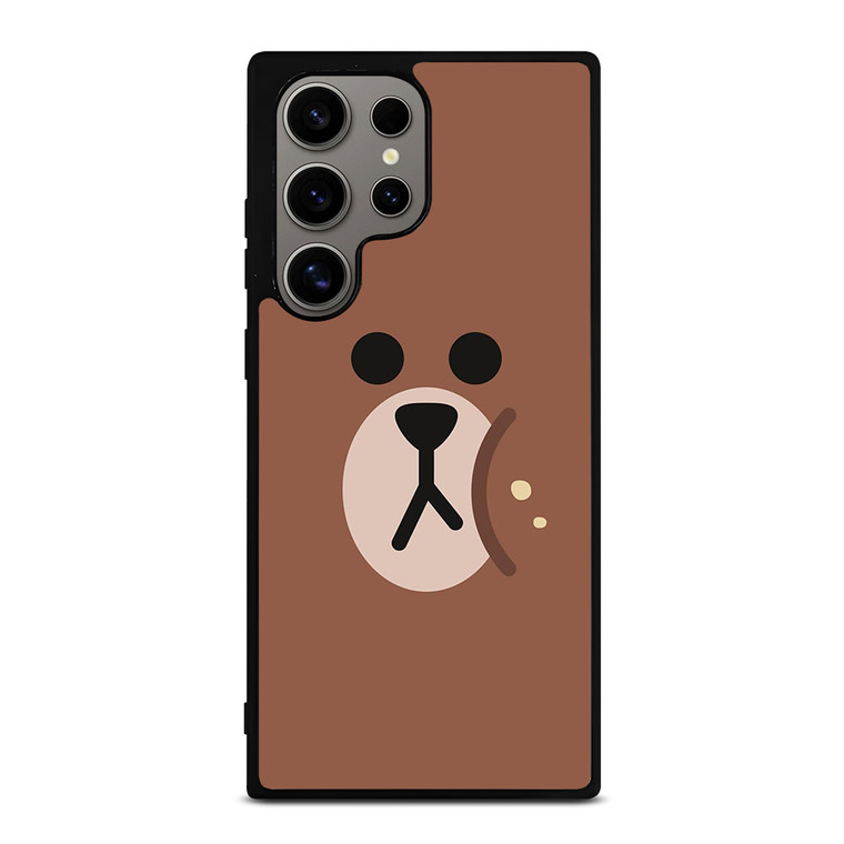 BROWN LINE FRIENDS Samsung Galaxy S24 Ultra Case Cover