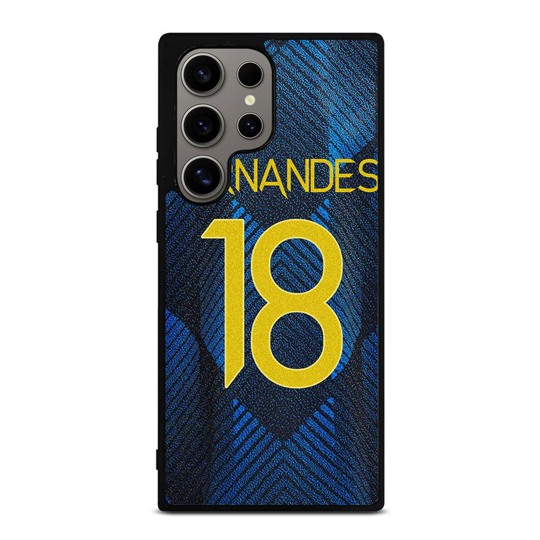 BRUNO FERNANDES MANCHESTER UNITED JERSEY Samsung Galaxy S24 Ultra Case Cover