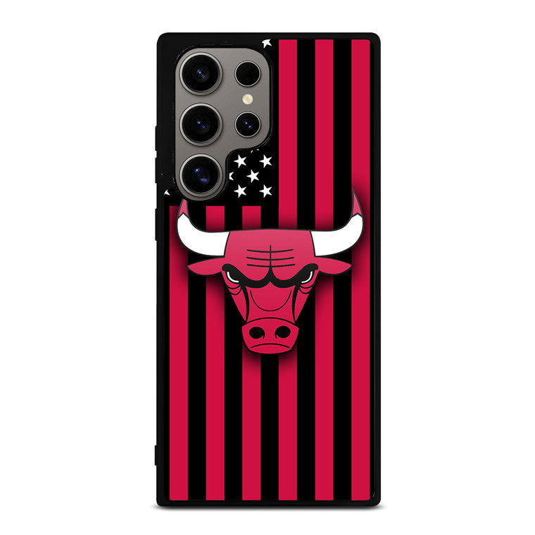 CHICAGO BULLS NBA USA FLAG Samsung Galaxy S24 Ultra Case Cover