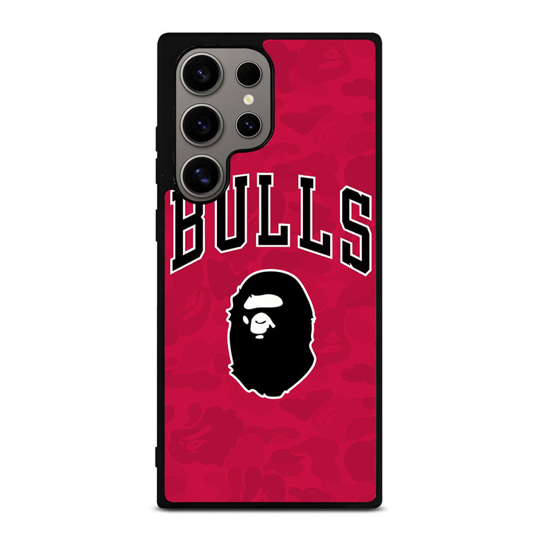 CHICAGO BULLS X BAPE CAMO Samsung Galaxy S24 Ultra Case Cover