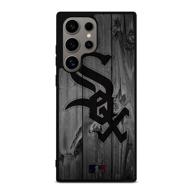 CHICAGO WHITE SOX BASEBALL MLB WOOD LOGO Samsung Galaxy S24 Ultra Case Cover