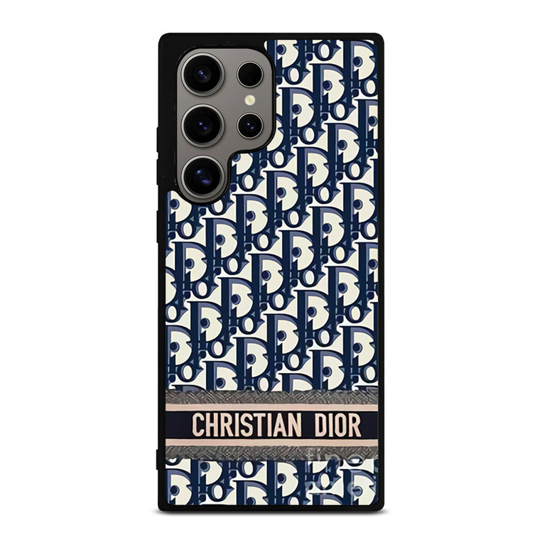 CHRISTIAN DIOR LOGO BLUE Samsung Galaxy S24 Ultra Case Cover