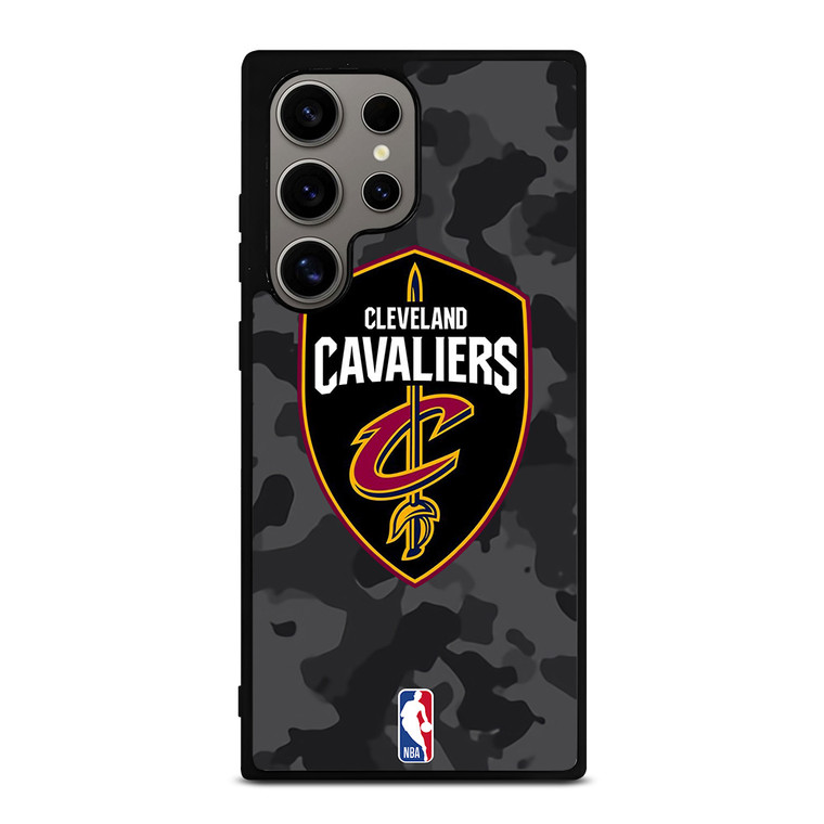 CLEVELAND CAVALIERS BLACK CAMO Samsung Galaxy S24 Ultra Case Cover