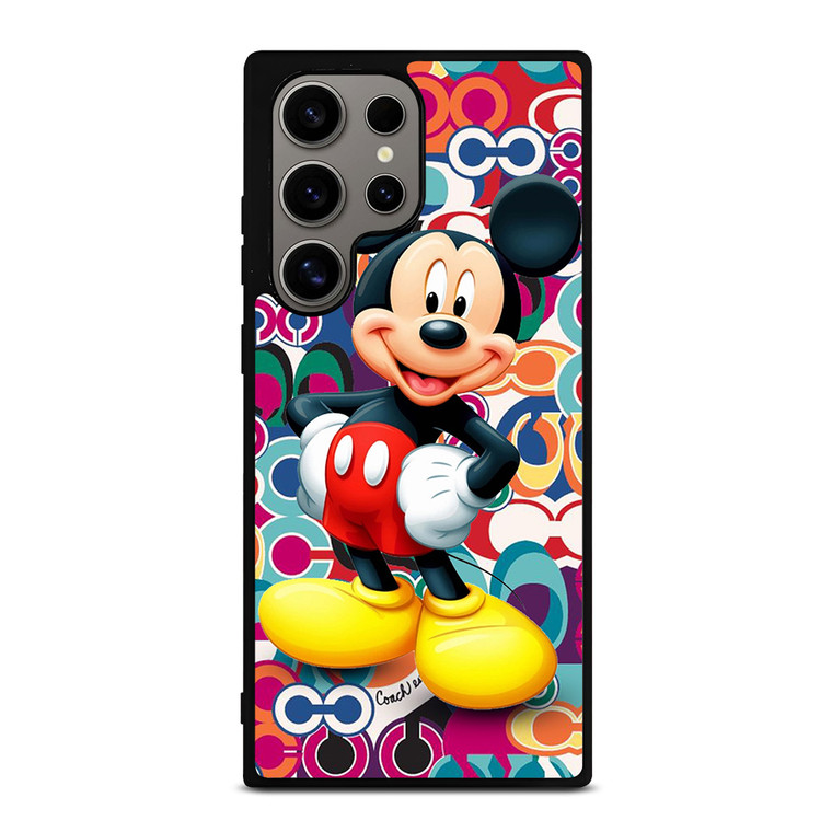 COACH NEW YORK MICKEY MOUSE CUTE Samsung Galaxy S24 Ultra Case Cover