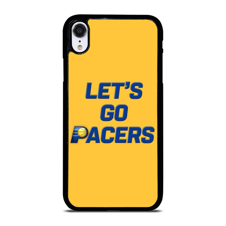 LETS GO INDIANA PACERS NBA BASKETBALL iPhone XR Case Cover LETS GO INDIANA PACERS NBA BASKETBALL iPhone XR Case Cover