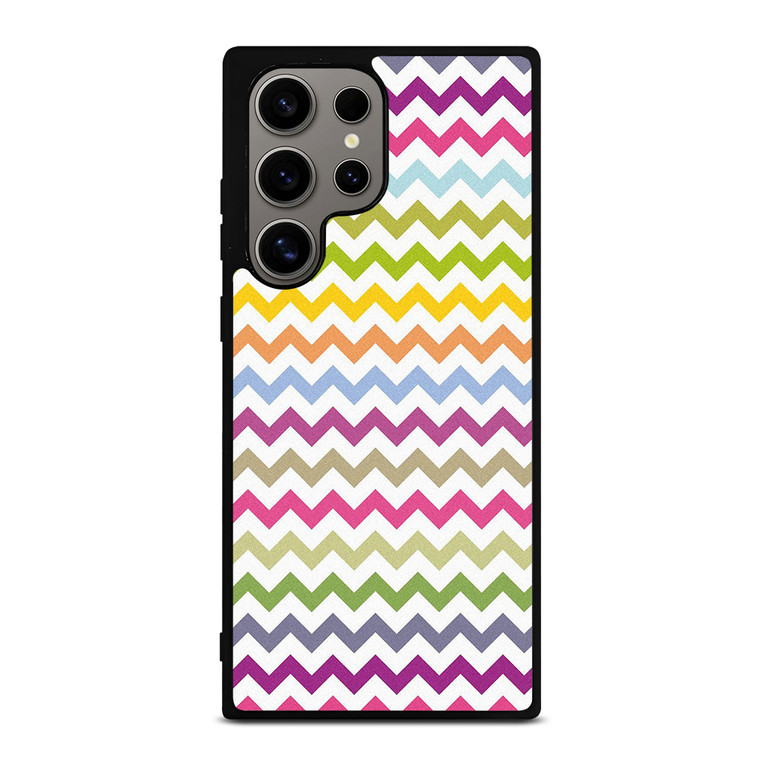 CUTE CHEVRON COLORFUL Samsung Galaxy S24 Ultra Case Cover
