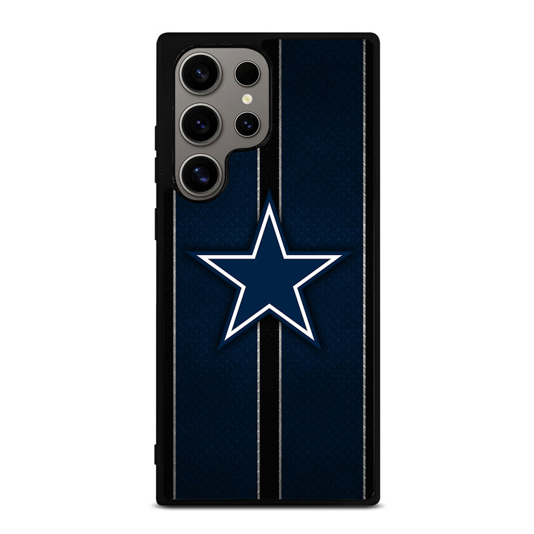 DALLAS COWBOYS NFL METAL STRIPE Samsung Galaxy S24 Ultra Case Cover