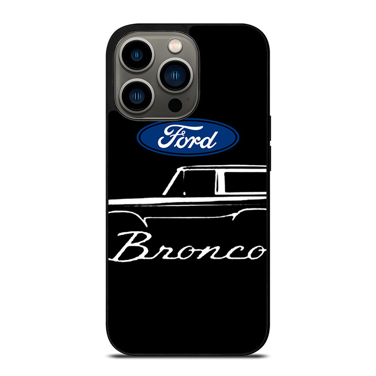 FORD BRONCO SILHOUETTE iPhone 13 Pro Case Cover