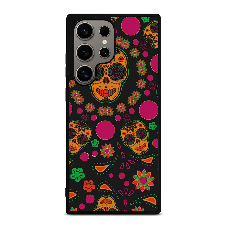 DIA DE LOS MUERTOS PATTERN Samsung Galaxy S24 Ultra Case Cover