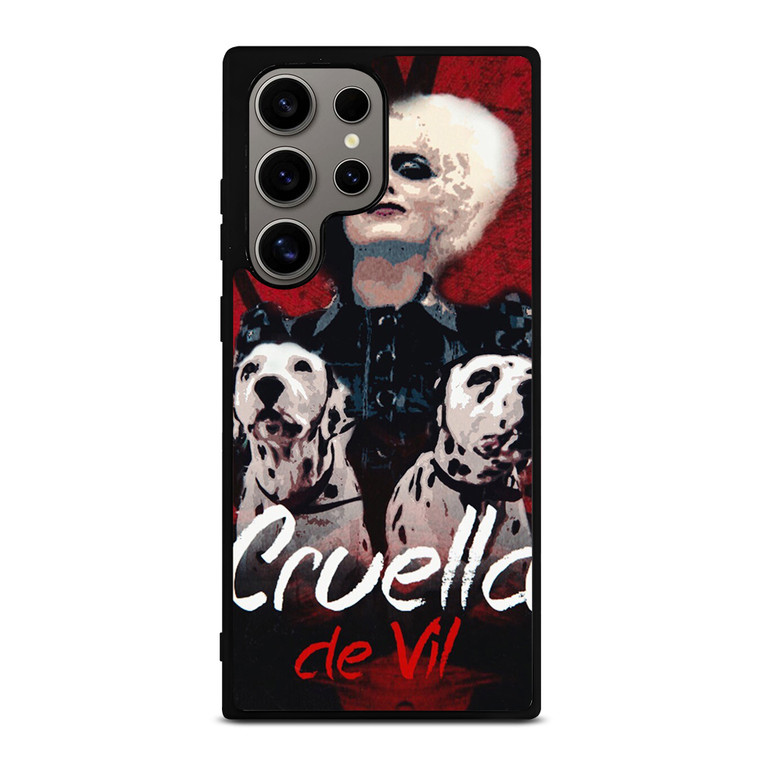 DISNEY CRUELLA DE VIL DALMATIAN Samsung Galaxy S24 Ultra Case Cover