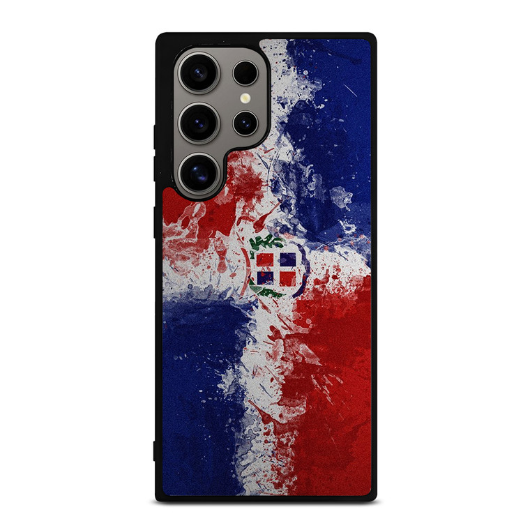 DOMINICAN REPUBLIC FLAG ART Samsung Galaxy S24 Ultra Case Cover