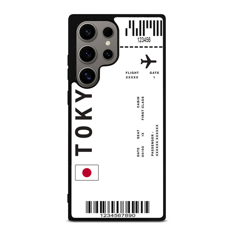 FLIGHT TICKETS JAPAN Samsung Galaxy S24 Ultra Case Cover
