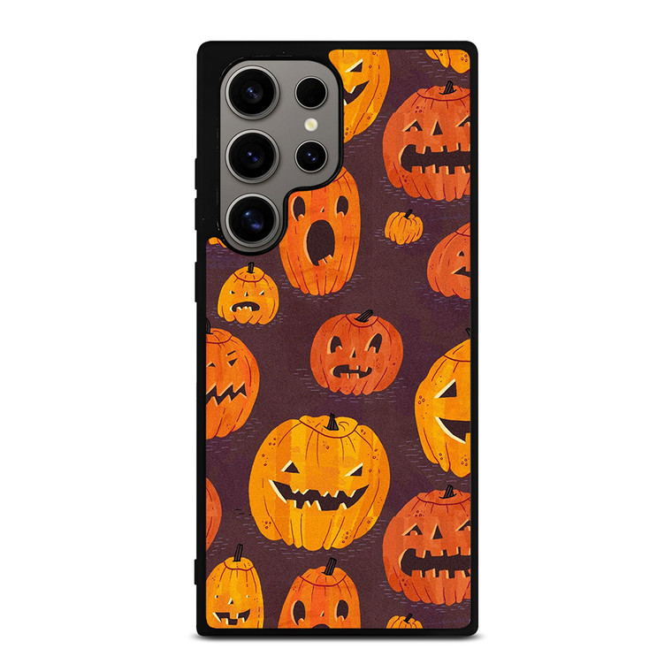 HALLOWEEN PUMPKINS PATTERN Samsung Galaxy S24 Ultra Case Cover