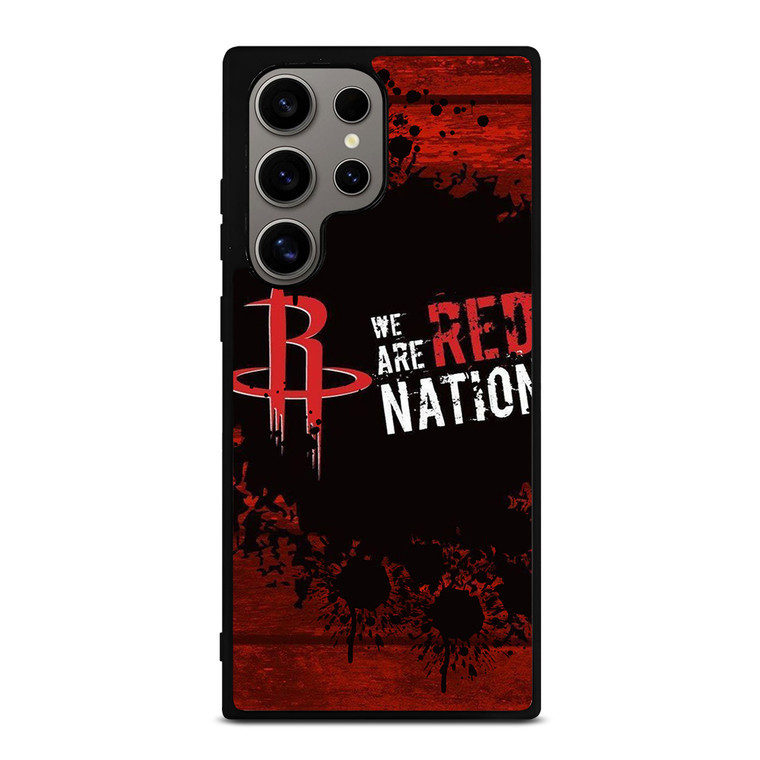 HOUSTON ROCKETS NBA WE ARE RED NATION Samsung Galaxy S24 Ultra Case Cover