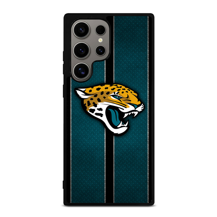 JACKSONVILLE JAGUARS NFL METAL STRIPE Samsung Galaxy S24 Ultra Case Cover