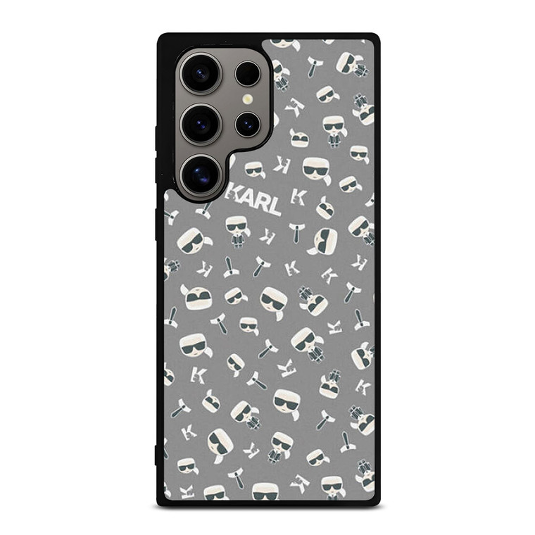 KARL LAGERFIELD PATTERN Samsung Galaxy S24 Ultra Case Cover