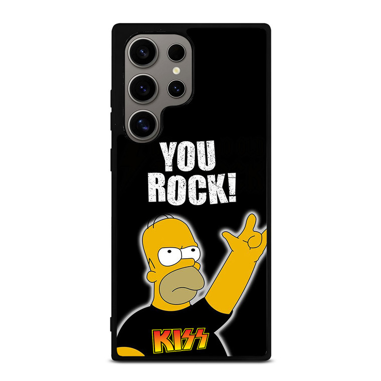 KISS ROCK HOMER SIMPSONS Samsung Galaxy S24 Ultra Case Cover