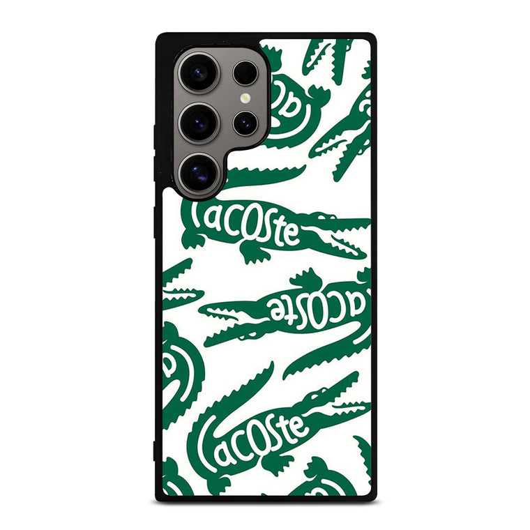 LACOSTE PATTERN Samsung Galaxy S24 Ultra Case Cover LACOSTE PATTERN Samsung Galaxy S24 Ultra Case Cover