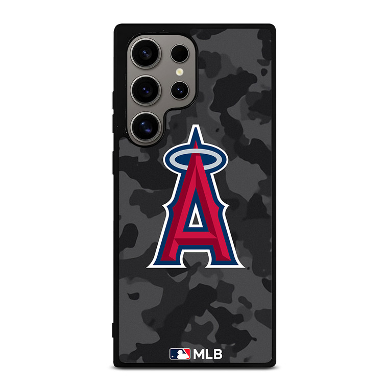 LOS ANGELES ANGELS BASEBALL BLACK CAMO Samsung Galaxy S24 Ultra Case Cover