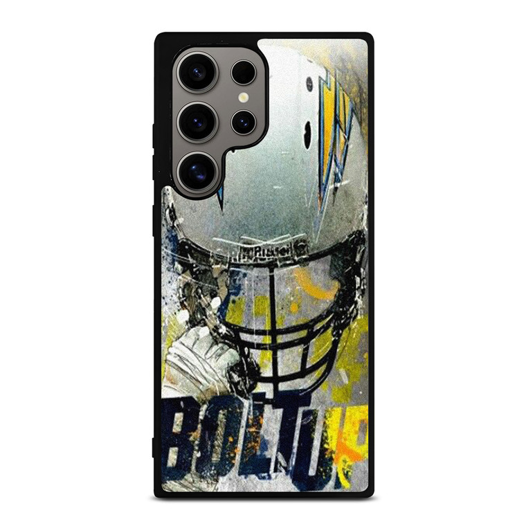 LOS ANGELES CHARGERS FOOTBALL BOLT UP Samsung Galaxy S24 Ultra Case Cover