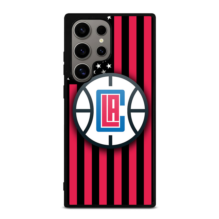 LOS ANGELES CLIPPERS NBA USA FLAG Samsung Galaxy S24 Ultra Case Cover
