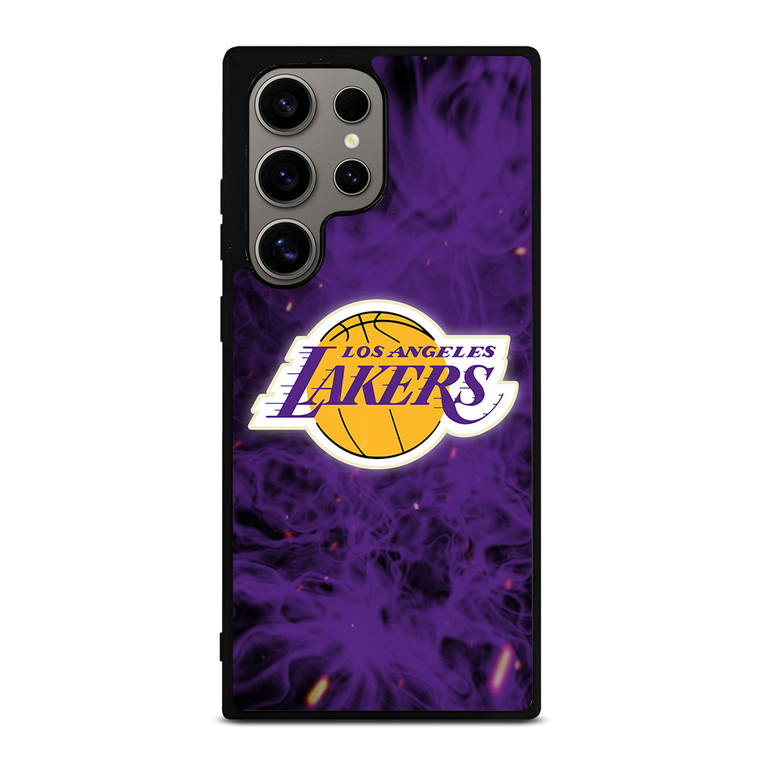 LOS ANGELES LAKERS BASKETBALL NBA FIRE Samsung Galaxy S24 Ultra Case Cover