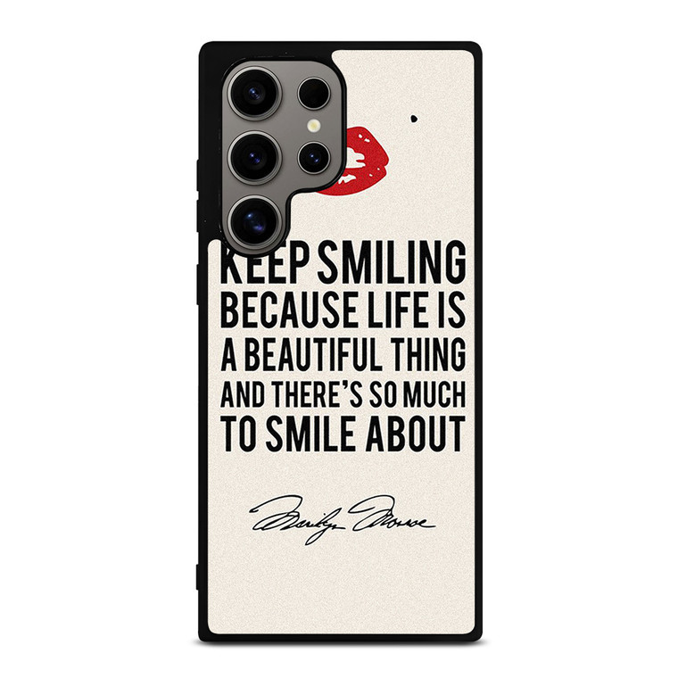 MARILYN MONROE QUOTES Samsung Galaxy S24 Ultra Case Cover