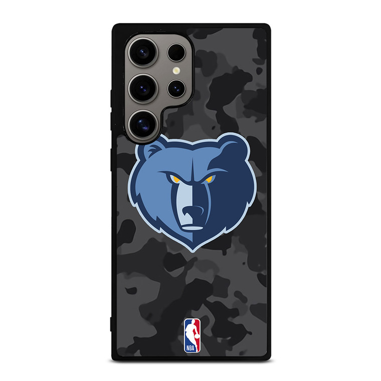 MEMPHIS GRIZZLIES BLACK CAMO Samsung Galaxy S24 Ultra Case Cover