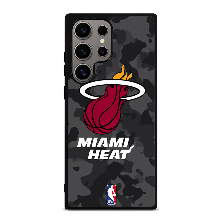 MIAMI HEAT BLACK CAMO Samsung Galaxy S24 Ultra Case Cover