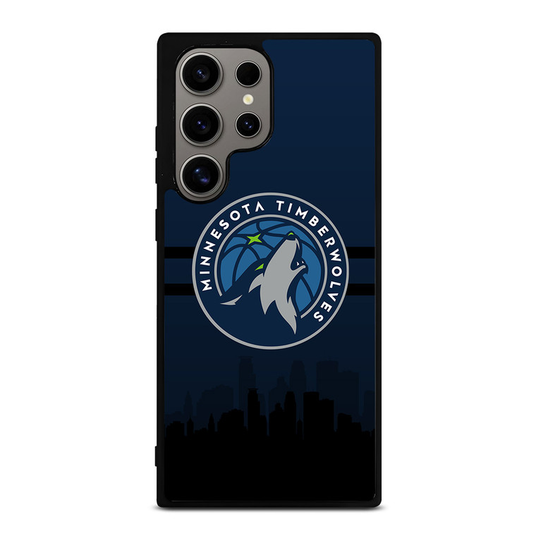 MINNESOTA TIMBERWOLVES NBA SKYLINE Samsung Galaxy S24 Ultra Case Cover