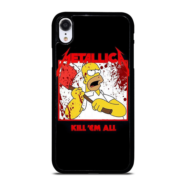 METALLICA KILL EM ALL SIMPSONS iPhone XR Case Cover