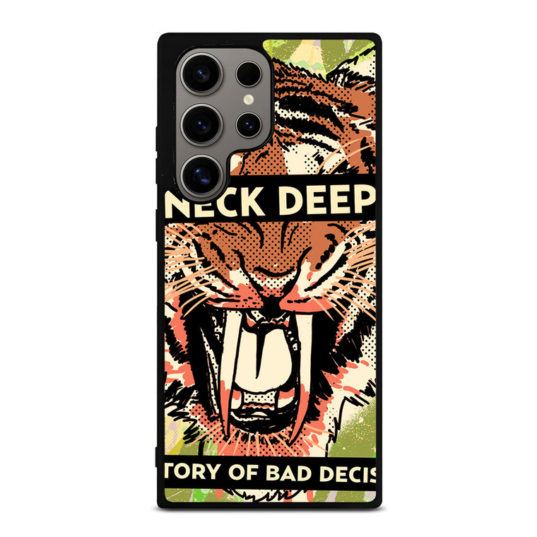 NECK DEEP A HISTORY OF A BAD DECISIONS Samsung Galaxy S24 Ultra Case Cover