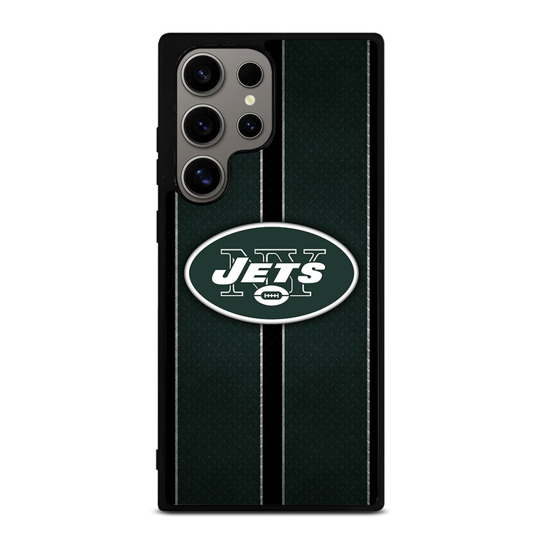 NEW YORK JETS NFL METAL STRIPE Samsung Galaxy S24 Ultra Case Cover