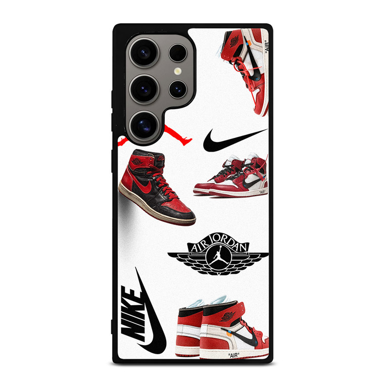 NIKE AIR JORDAN SHOES COLLAGE Samsung Galaxy S24 Ultra Case Cover